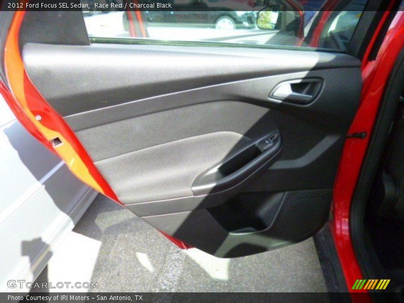 Race Red / Charcoal Black 2012 Ford Focus SEL Sedan
