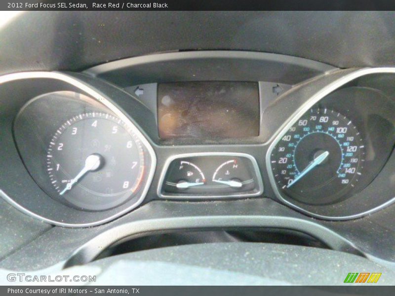 Race Red / Charcoal Black 2012 Ford Focus SEL Sedan