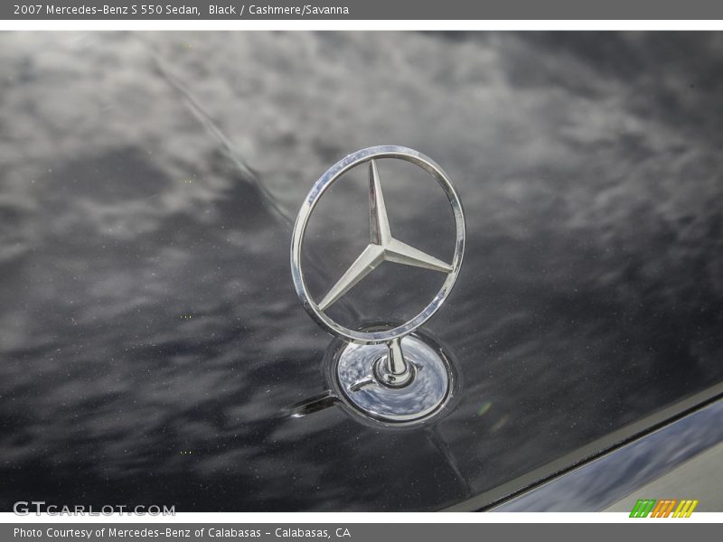 Black / Cashmere/Savanna 2007 Mercedes-Benz S 550 Sedan