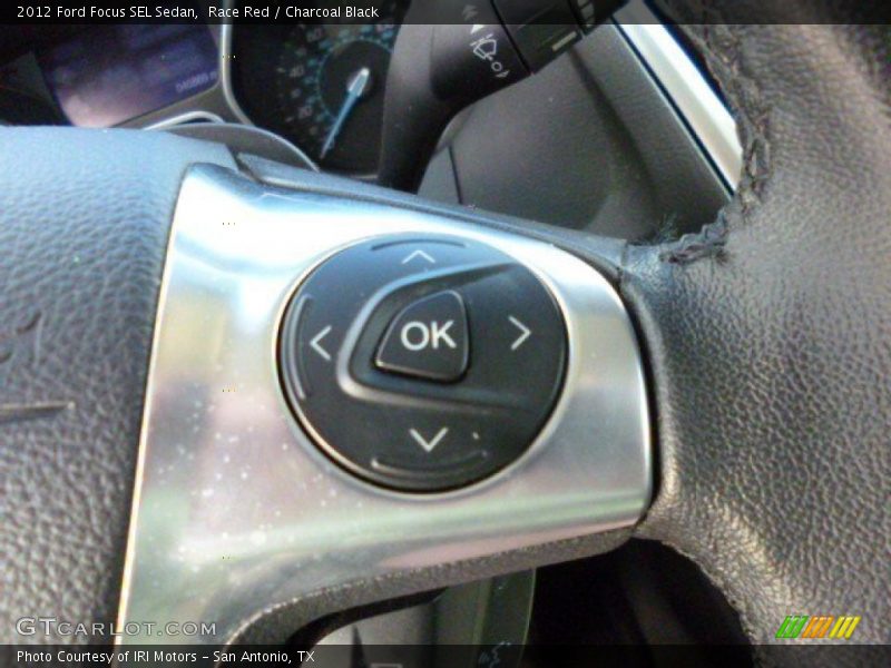 Race Red / Charcoal Black 2012 Ford Focus SEL Sedan