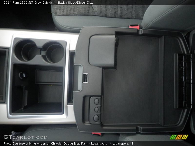 Black / Black/Diesel Gray 2014 Ram 1500 SLT Crew Cab 4x4
