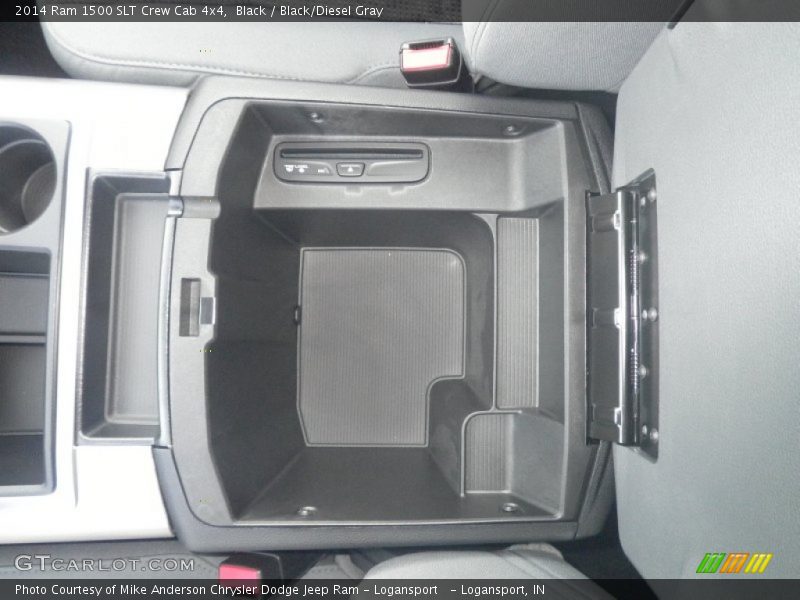 Black / Black/Diesel Gray 2014 Ram 1500 SLT Crew Cab 4x4