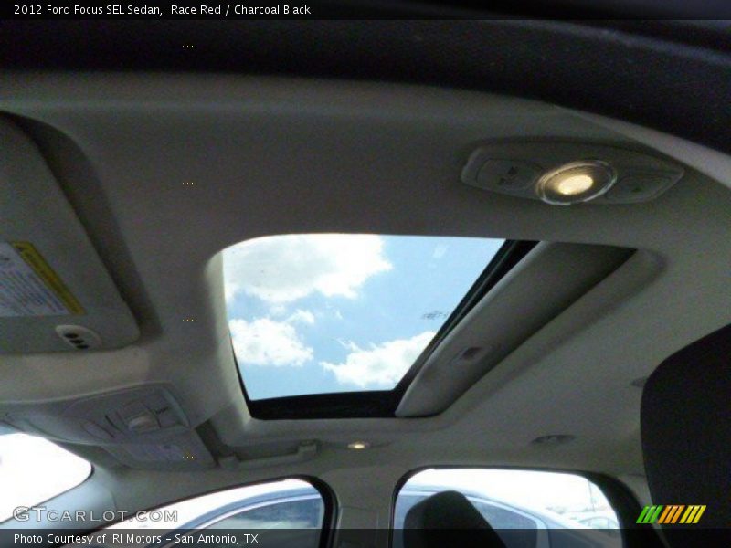 Race Red / Charcoal Black 2012 Ford Focus SEL Sedan