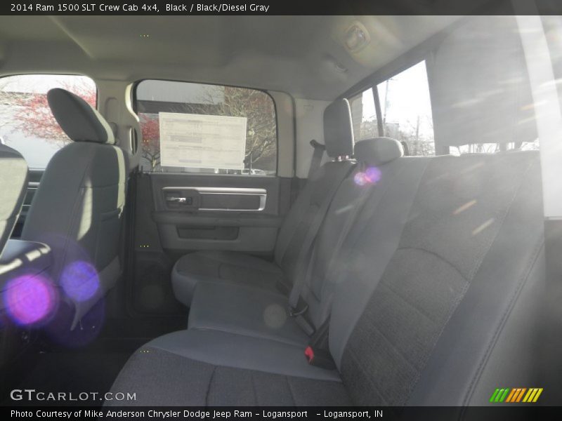 Black / Black/Diesel Gray 2014 Ram 1500 SLT Crew Cab 4x4