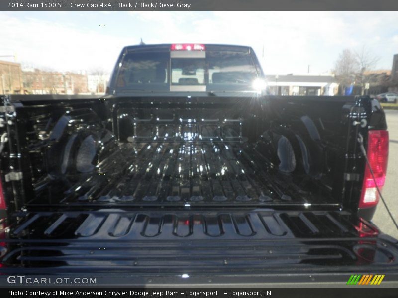 Black / Black/Diesel Gray 2014 Ram 1500 SLT Crew Cab 4x4