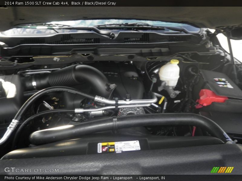 Black / Black/Diesel Gray 2014 Ram 1500 SLT Crew Cab 4x4