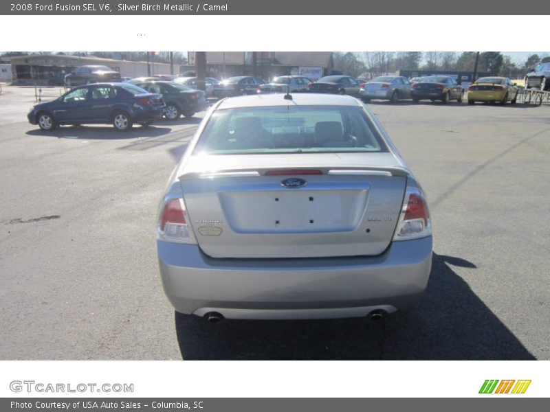 Silver Birch Metallic / Camel 2008 Ford Fusion SEL V6