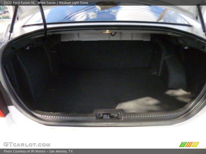 White Suede / Medium Light Stone 2012 Ford Fusion SE