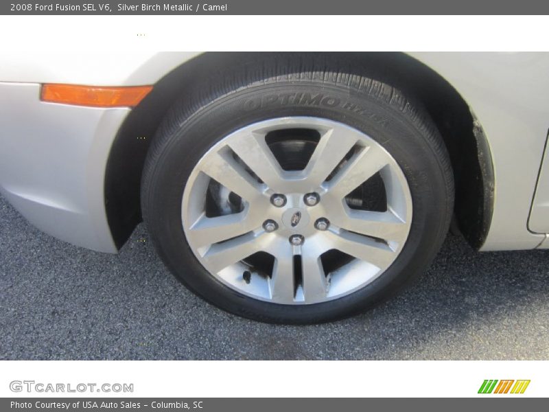 Silver Birch Metallic / Camel 2008 Ford Fusion SEL V6