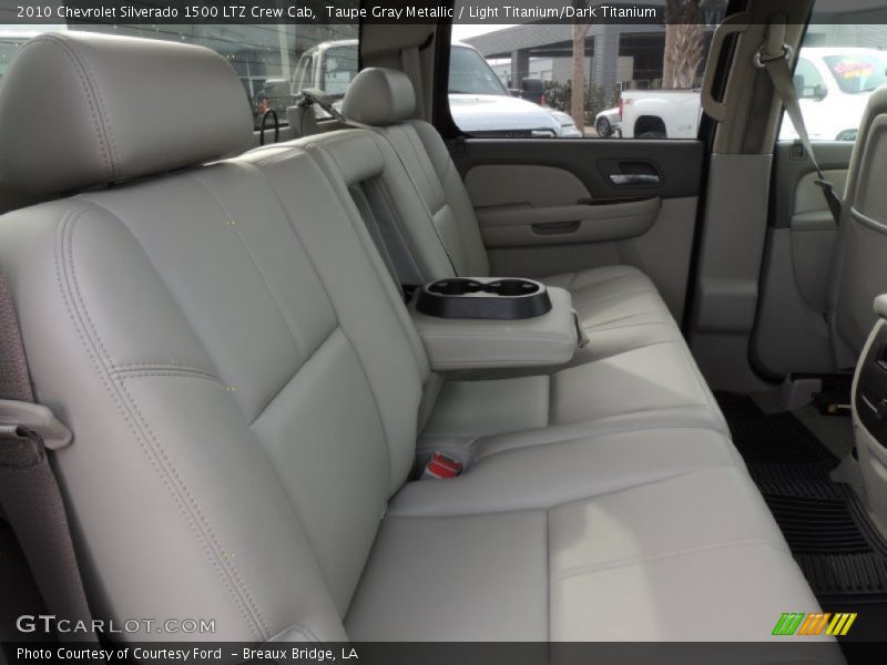 Taupe Gray Metallic / Light Titanium/Dark Titanium 2010 Chevrolet Silverado 1500 LTZ Crew Cab