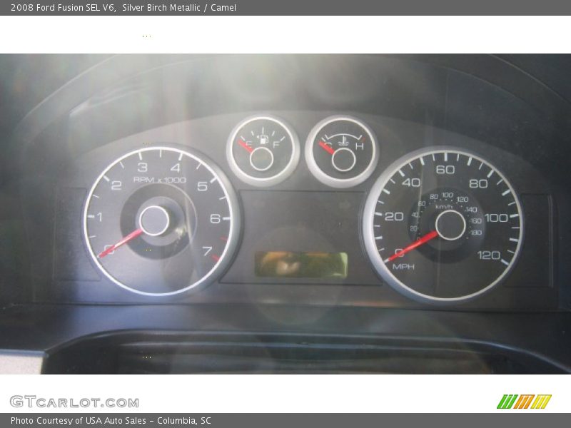 Silver Birch Metallic / Camel 2008 Ford Fusion SEL V6