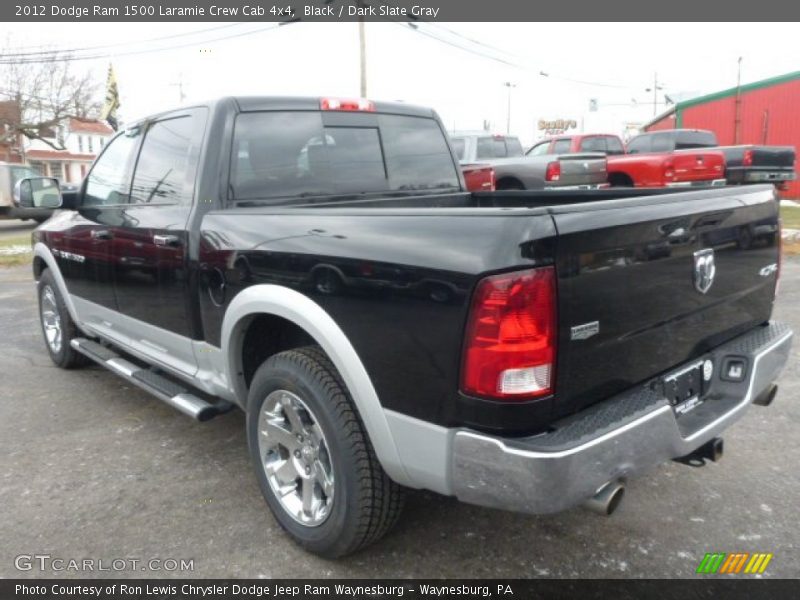 Black / Dark Slate Gray 2012 Dodge Ram 1500 Laramie Crew Cab 4x4