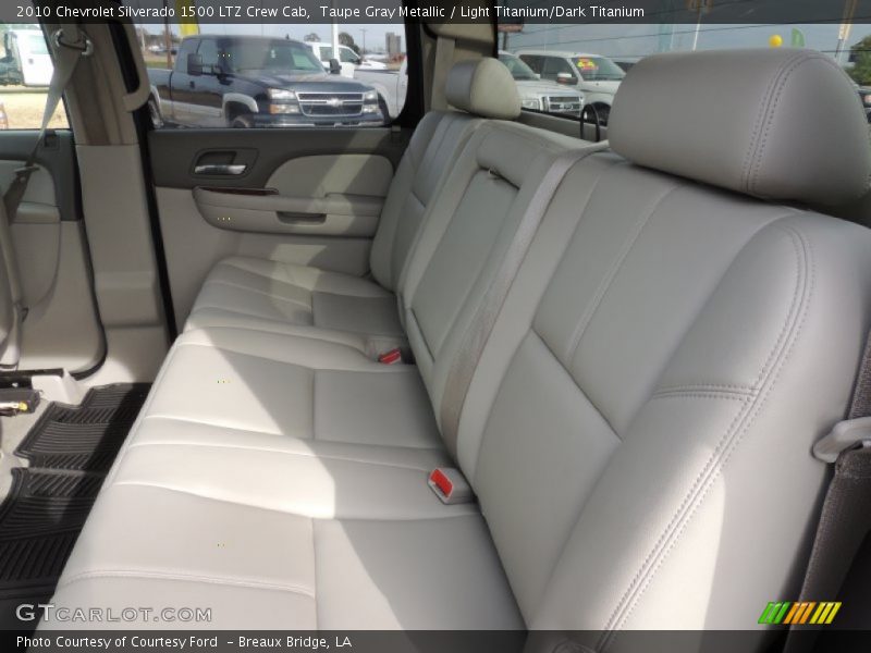 Taupe Gray Metallic / Light Titanium/Dark Titanium 2010 Chevrolet Silverado 1500 LTZ Crew Cab