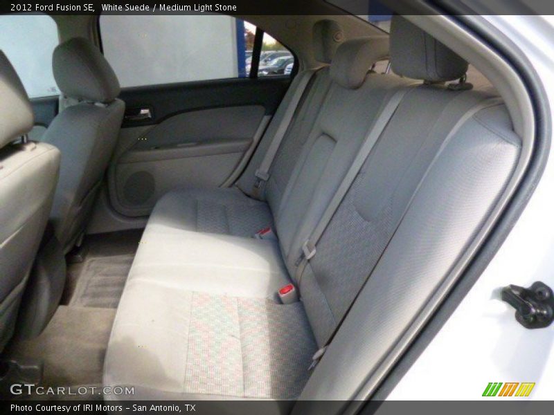 White Suede / Medium Light Stone 2012 Ford Fusion SE