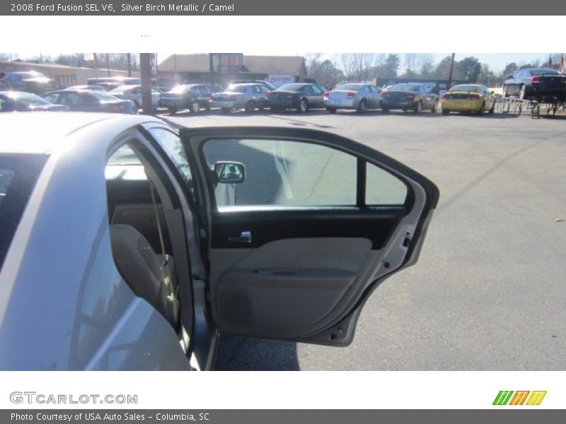 Silver Birch Metallic / Camel 2008 Ford Fusion SEL V6