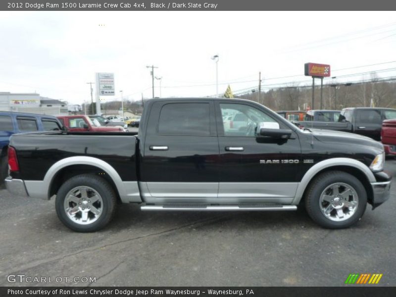 Black / Dark Slate Gray 2012 Dodge Ram 1500 Laramie Crew Cab 4x4