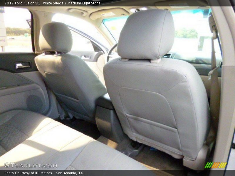 White Suede / Medium Light Stone 2012 Ford Fusion SE