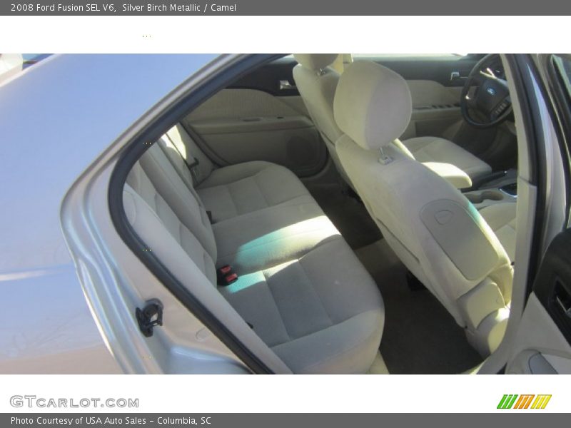 Silver Birch Metallic / Camel 2008 Ford Fusion SEL V6