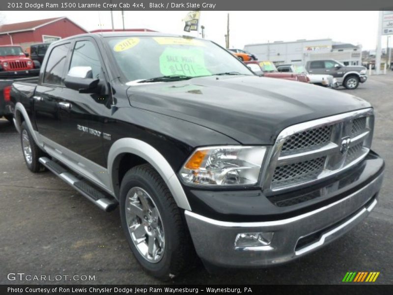 Front 3/4 View of 2012 Ram 1500 Laramie Crew Cab 4x4
