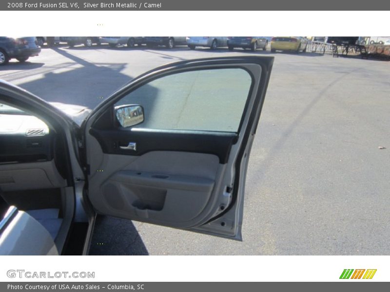 Silver Birch Metallic / Camel 2008 Ford Fusion SEL V6