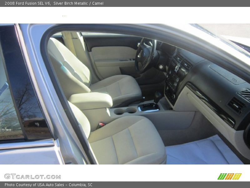 Silver Birch Metallic / Camel 2008 Ford Fusion SEL V6
