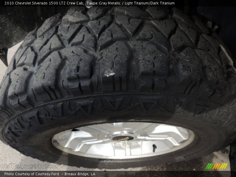 Taupe Gray Metallic / Light Titanium/Dark Titanium 2010 Chevrolet Silverado 1500 LTZ Crew Cab