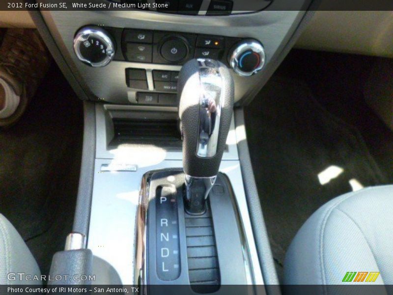 White Suede / Medium Light Stone 2012 Ford Fusion SE