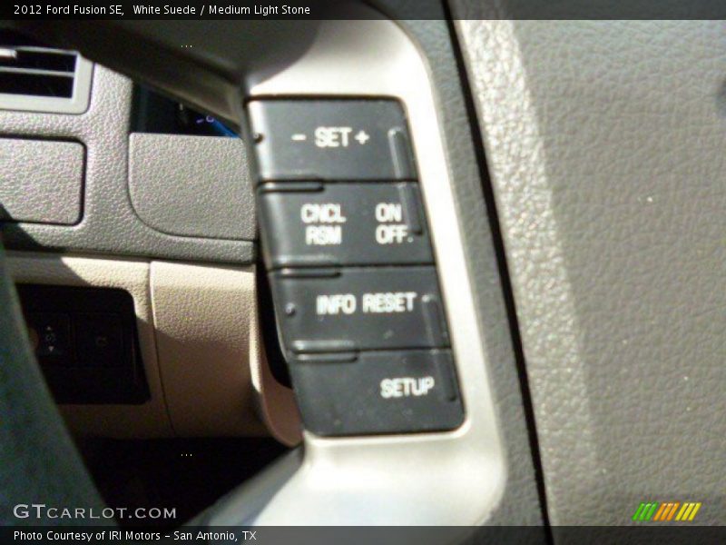 White Suede / Medium Light Stone 2012 Ford Fusion SE