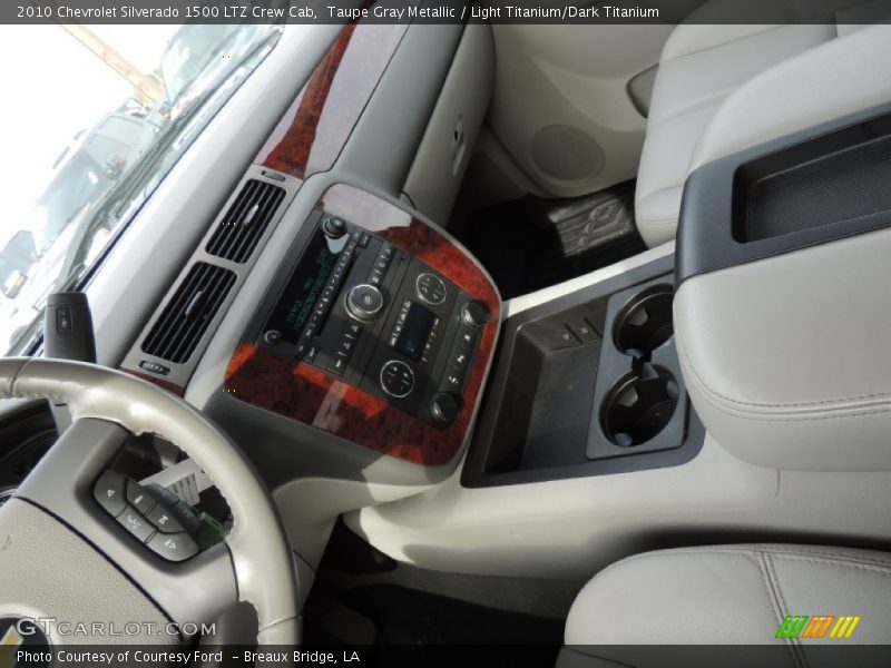 Taupe Gray Metallic / Light Titanium/Dark Titanium 2010 Chevrolet Silverado 1500 LTZ Crew Cab