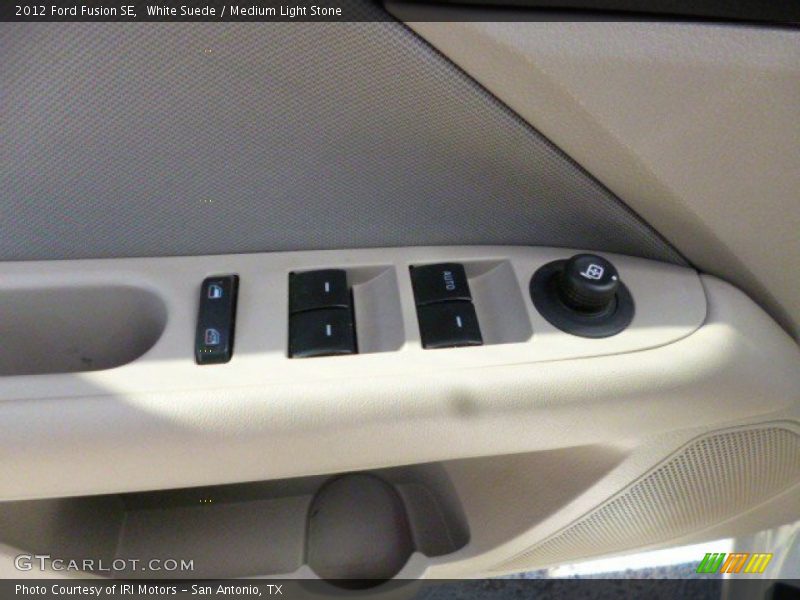 White Suede / Medium Light Stone 2012 Ford Fusion SE