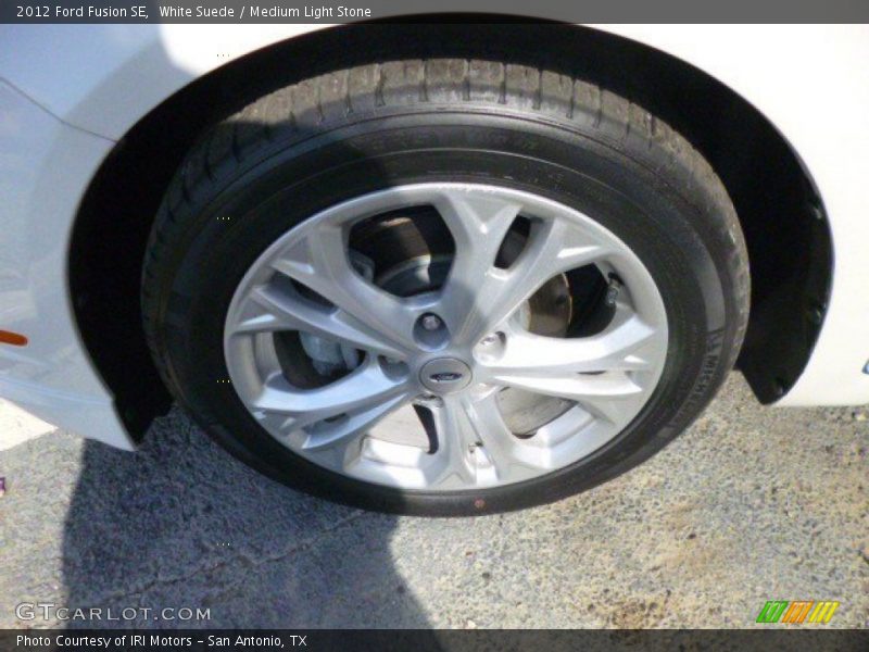 White Suede / Medium Light Stone 2012 Ford Fusion SE