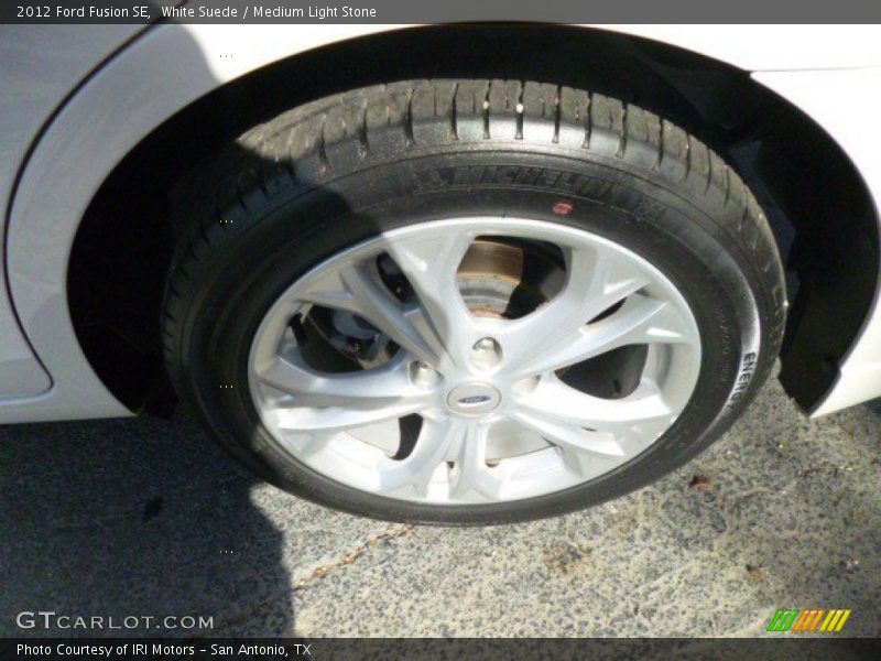White Suede / Medium Light Stone 2012 Ford Fusion SE