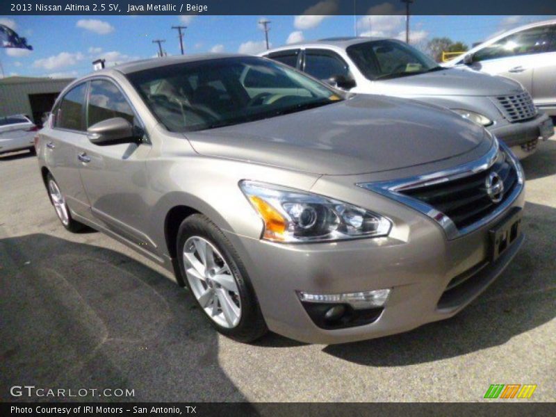 Java Metallic / Beige 2013 Nissan Altima 2.5 SV