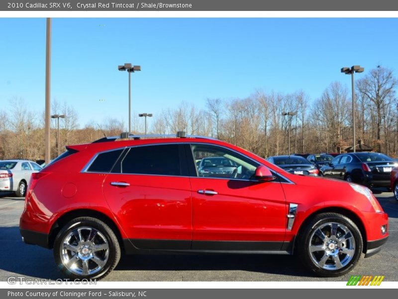 Crystal Red Tintcoat / Shale/Brownstone 2010 Cadillac SRX V6