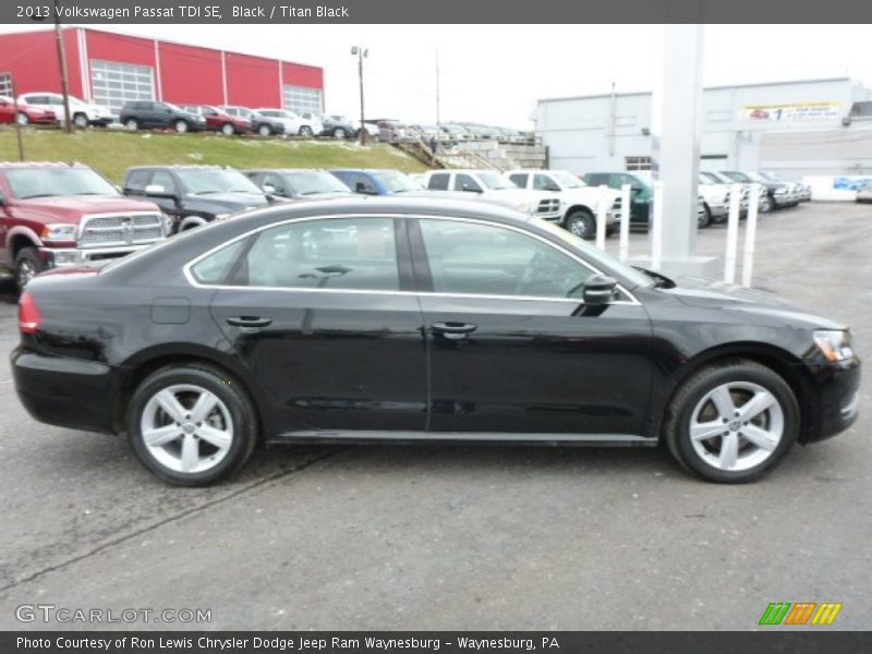 Black / Titan Black 2013 Volkswagen Passat TDI SE