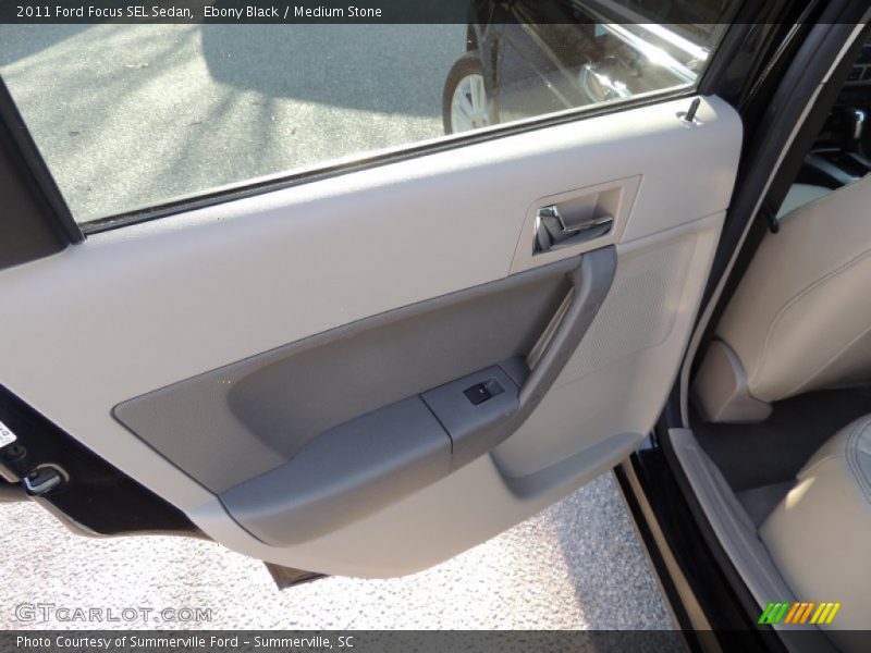 Ebony Black / Medium Stone 2011 Ford Focus SEL Sedan