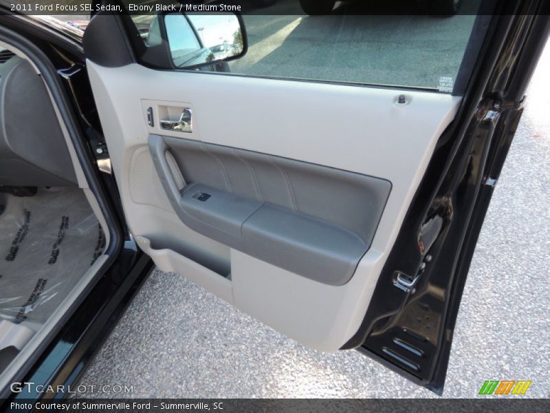 Ebony Black / Medium Stone 2011 Ford Focus SEL Sedan