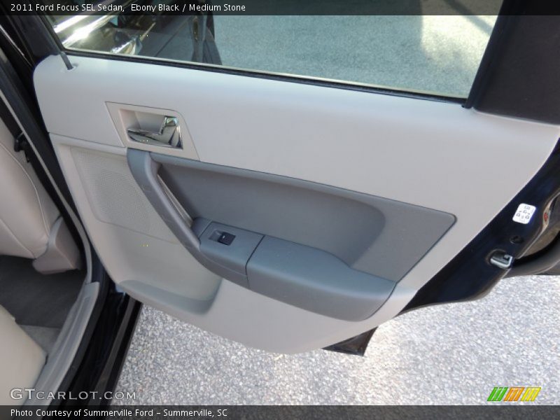 Ebony Black / Medium Stone 2011 Ford Focus SEL Sedan