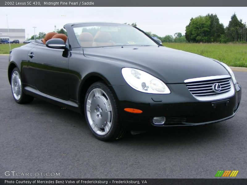 Midnight Pine Pearl / Saddle 2002 Lexus SC 430