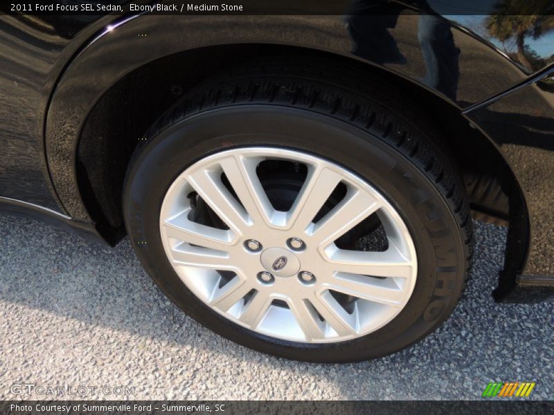 Ebony Black / Medium Stone 2011 Ford Focus SEL Sedan