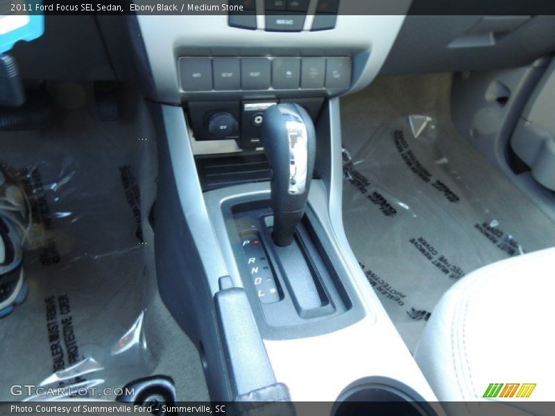 Ebony Black / Medium Stone 2011 Ford Focus SEL Sedan