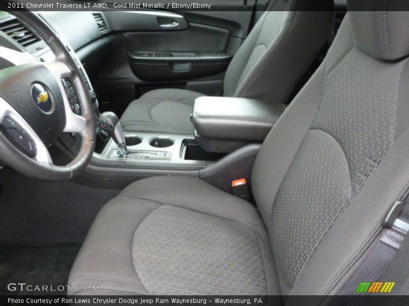 Gold Mist Metallic / Ebony/Ebony 2011 Chevrolet Traverse LT AWD