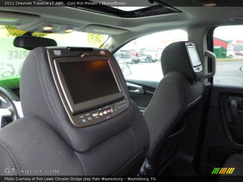 Gold Mist Metallic / Ebony/Ebony 2011 Chevrolet Traverse LT AWD