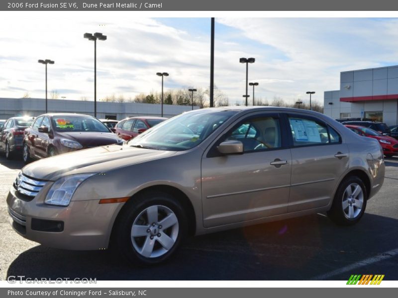 Dune Pearl Metallic / Camel 2006 Ford Fusion SE V6