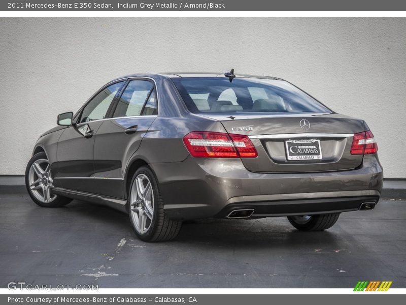 Indium Grey Metallic / Almond/Black 2011 Mercedes-Benz E 350 Sedan