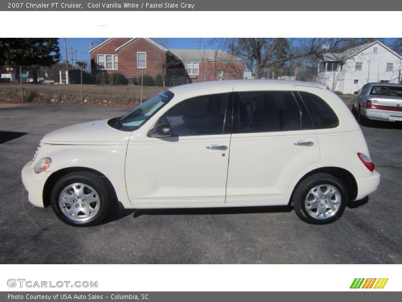 Cool Vanilla White / Pastel Slate Gray 2007 Chrysler PT Cruiser