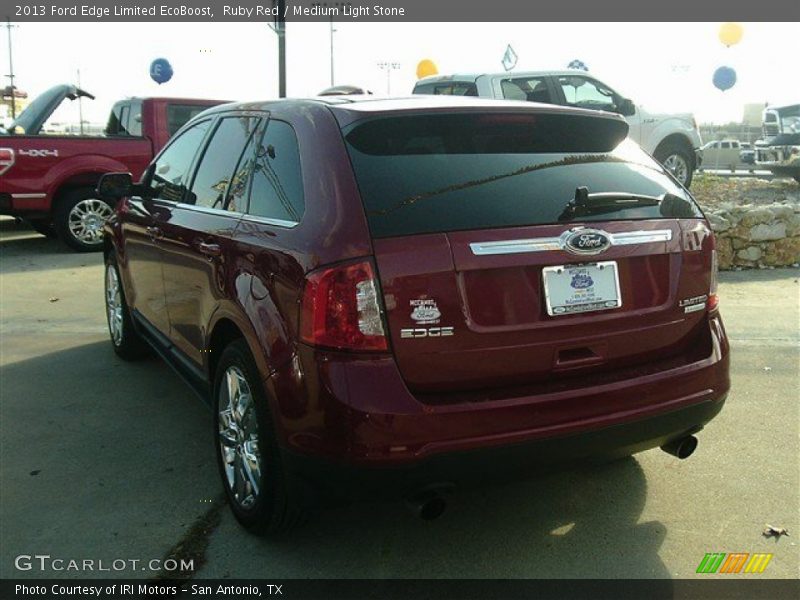 Ruby Red / Medium Light Stone 2013 Ford Edge Limited EcoBoost