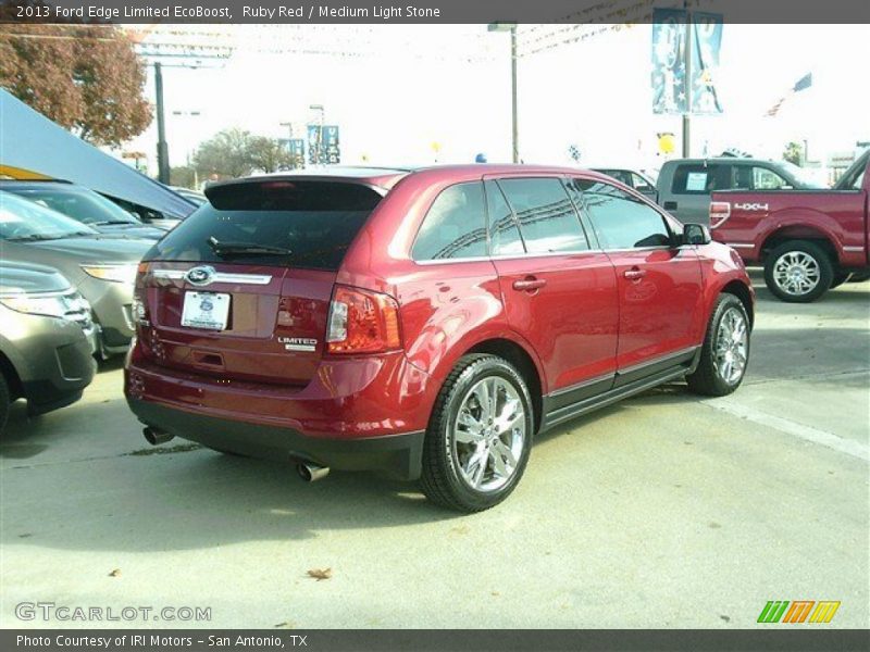 Ruby Red / Medium Light Stone 2013 Ford Edge Limited EcoBoost