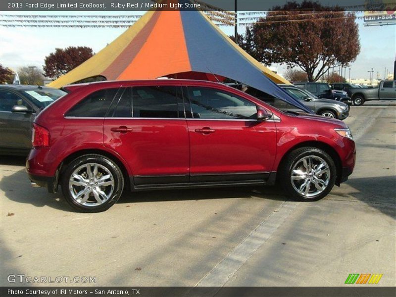 Ruby Red / Medium Light Stone 2013 Ford Edge Limited EcoBoost