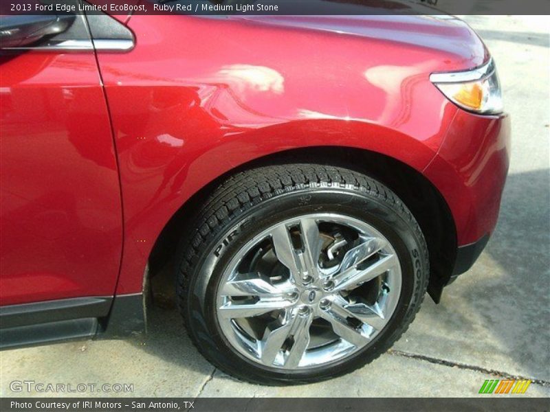 Ruby Red / Medium Light Stone 2013 Ford Edge Limited EcoBoost